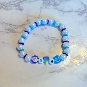 Women’s or kids clay bead bracelet